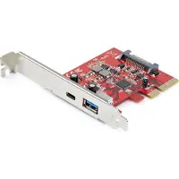 StarTech.com Pexusb311ac3 Pci-e Expansion Card Rouge,Argenté