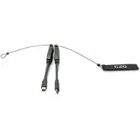 C2G Boucle d’adaptateurs universelle dongle HDMI 4K avec Mini DisplayPort et USB-C à code couleur (Adaptateur angulaire), Adaptateur audio, Noir