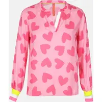 Salzhaut Chemisier 'Blied' jaune / rose ancienne / rose clair / blanc