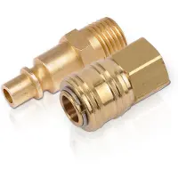 Powerplus Adaptateurs Laiton Euro/orion Conversion Rapide Air Comprimé -