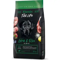 Fitmin dog For Life Lamb &amp; Rice - Agneau&amp;Riz pour les chiens adultes de toutes races - 12 kg