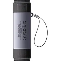 Baseus Série Lite (USB 3.0), Lecteur de carte mémoire, Gris