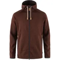 Fjällräven - Polaire chaude à capuche - Övik Fleece Hoodie M Autumn Leaf - Taille M - Marron