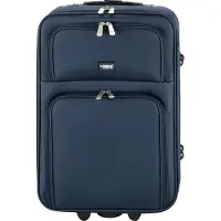Princess Traveller Barcelona - Reiskoffer - Dark Blue - M - 63cm, Valise, Bleu
