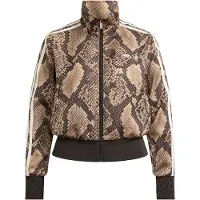 Adidas Originals Veste mi-saison 'Firebird' beige foncé / brun foncé / blanc