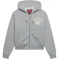 Superdry Veste de survêtement gris chiné