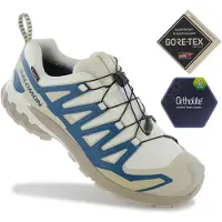 Salomon Chaussure de course 'XA Pro 3D V9' crème / bleu foncé / kaki