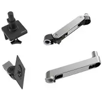 Ergotron LX PRO ARM SINGLE DISPLAY DESK MOUNT Aluminium (Tables, 34", 18 kg), Support de moniteur, Argent