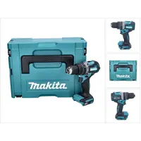 Makita Perceuse-visseuse à percussion sans fil HP 002 GZ01 40 V 64 Nm sans balais + Makpac - sans batterie, sans chargeur
