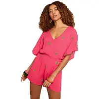 Love & roses Combinaison jaune / vert / pitaya / blanc