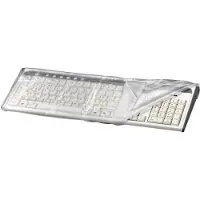 Hama 113818 Housse anti-poussière pour clavier transparente