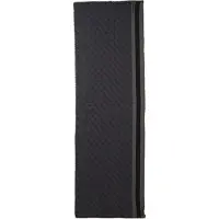 GUESS Écharpe 'MILANO' graphite / noir