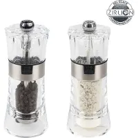 Peugeot Oslo Duo De Moulins À Poivre Et À Sel Humide Manuels En Acryl 14 Cm