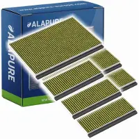 Alapure Filtre à charbon actif CleanAir Plus compatible avec les modèles Bosch 11042136 / 17005388 / DWZ1AF1B6 (lot)