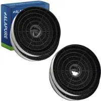 Alapure Filtre à charbon actif adapté pour Rosières KFC6918 / 35602061 (2 pièces)