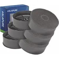 Alapure Filtre à charbon actif compatible avec Zanussi ECFB03ST 9029798809 / ECFB03 (2 pièces)
