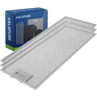 Alapure Filtre métallique compatible avec Bosch 11022474, 482 x 192 x 8 mm