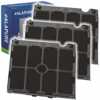 Alapure Filtre à charbon Longlife avec support, compatible avec Elica F00258/2