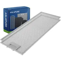 Alapure Filtre métallique compatible avec Bosch 11022474, 482 x 192 x 8 mm