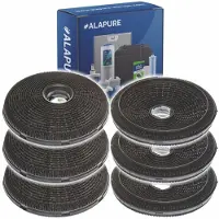 Alapure Filtre à charbon actif compatible avec Zanker ECFB02ST / Modèle 190 / 9029798775 / ECFB02 (2 pièces)