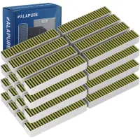 Alapure Filtre à charbon actif CleanAir Plus compatible avec Siemens 17005507 / LZ21WWB16 (8 pièces)
