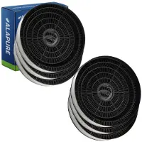 Alapure Filtre à charbon actif adapté pour Rosières KFC6918 / 35602061 (2 pièces)
