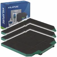 Alapure Filtre à charbon actif Longlife adapté pour Zanussi MCFE33 / 9029801322 / EFF76