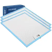 Alapure Filtre métallique adapté pour Electrolux 4055081220 300 x 253 x 8 mm