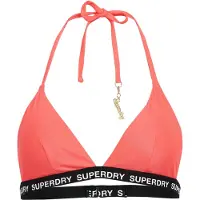 Superdry Triangle Elastic Bikini Top Rose L Femme