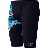 Speedo Placement Printed Jammer Noir UK 30 Homme