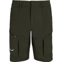 Salewa Short cargo Puez Durastretch pour homme - , couleur : 5280 olive foncé, taille : 48/M