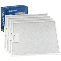 Alapure Filtre métallique compatible avec Beko 129730007 / 115657 320 x 273 x 8 mm