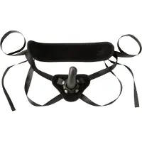 Sei mio - godemichet harnais - 15 cm - noir