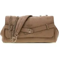 GUESS Ella Logo Convertible Bag Marron