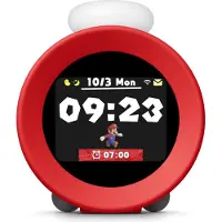 Nintendo 10013963, Réveil numérique, , Rond, Rouge, Intérieur, Adulte/Enfant