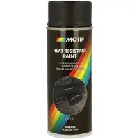 Motip Peinture haute température Noir - spray 400 ml