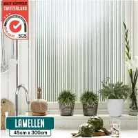 Homewell Film pour fenêtres HR++ 45x300 - Isolation et protection solaire - Anti-glace - Statique - Lamelles