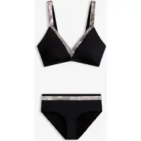 Bonprix Bikini à empiècements argentés (ens. 2 pces)