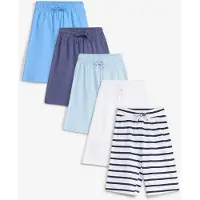 Bonprix Lot de 5 bermudas en jersey 100% coton