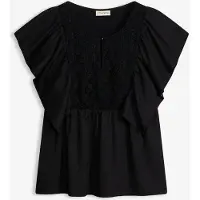 Bonprix Blouse en crêpe texturé