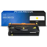 PrintAbout Toner compatible pour Dell 593-10173 (NF556) - Jaune