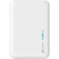 XLayer Zusatzakku Powerbank Micro Carbon White 10.000 mAh