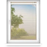 Fart Produkt time4blinds – Store Occultant sans Percage – Store Enrouleur – Adhésive, Cassette Aluminium – Sable Marron, Gauche, 700x1300