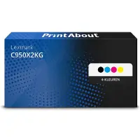 PrintAbout Toner compatible pour Lexmark C950X2KG - Noir - Très grande capacité