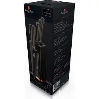 Berlinger Haus Coffret de Couteaux BH-2422 Collection Rose Noire