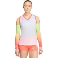 Adidas Haut de sport 'Quickset' abricot / blanc