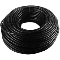 Goobay Kit de câbles réseau extérieur CAT 6A, U/UTP, noir, 305 m - Conducteur en cuivre (CU), AWG 24/1 (massif), double gaine extérieure (PE)