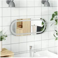 vidaXL Miroir de salle de bain LED 50x20 cm ovale