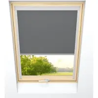 Time4blinds - Store fenêtre de toit occultant - 613x1215mm - Anthracite