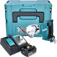 Makita DJS 800 RG1J Cisaille à fibrociment sans fil 18 V Brushless + 1x batterie 6,0 Ah + chargeur + Makpac